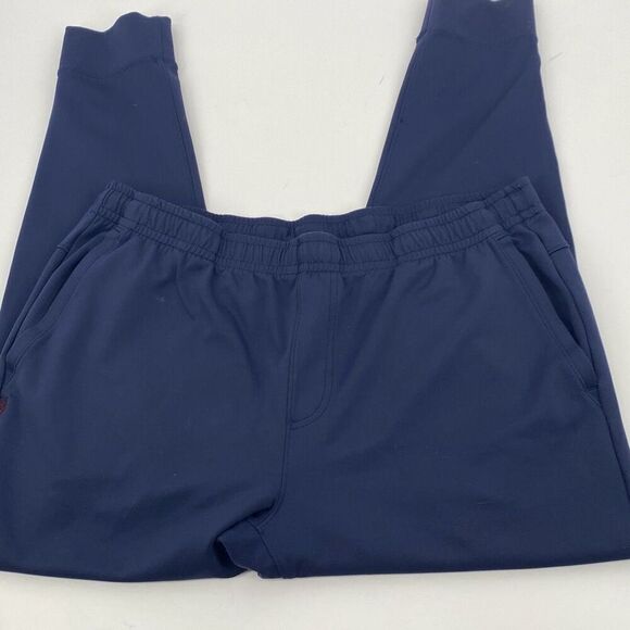 Rhone Mens Spar Tactel Joggers Navy XL Zip Pocket Drawstring - Picture 5 of 16